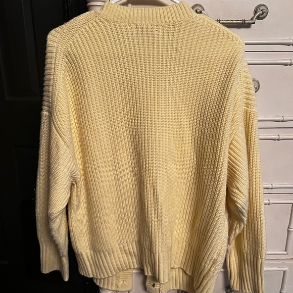 Staud Matilda Cardigan in Lemon Drop - Picture 5 of 5